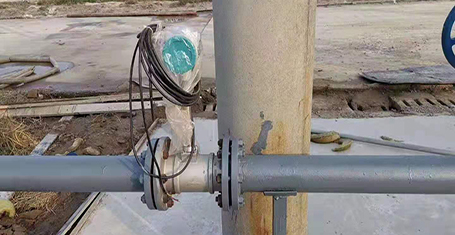 化工廠(chǎng)渦街流量計(jì)，安裝調(diào)試完畢-艾絲特儀表